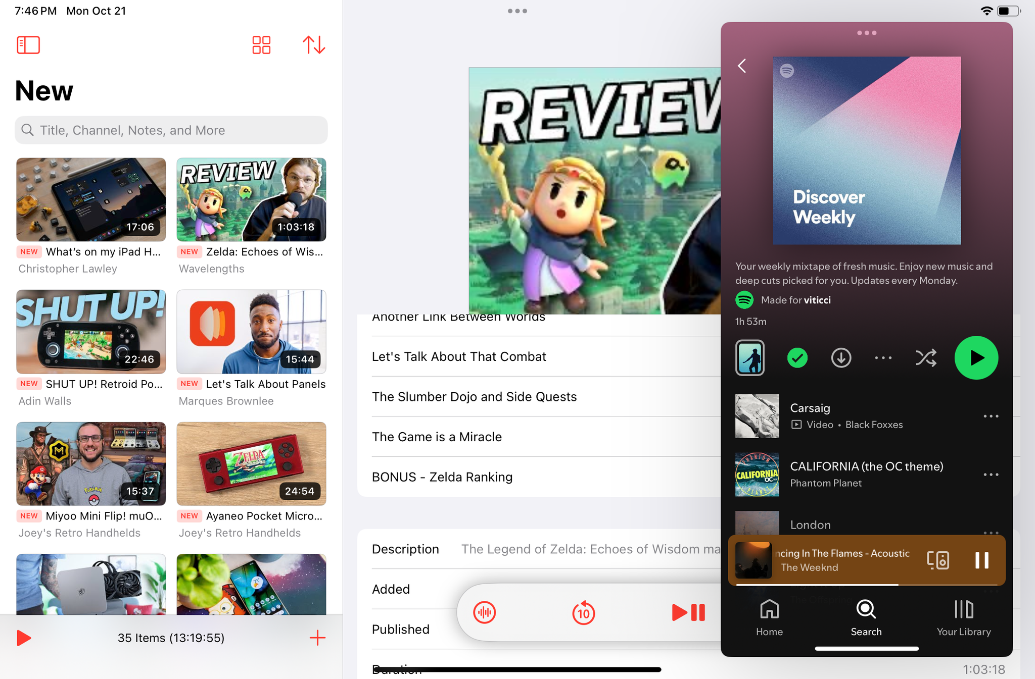 Slide Over is equally useful on the iPad mini, especially because I can invoke it with just my thumb.