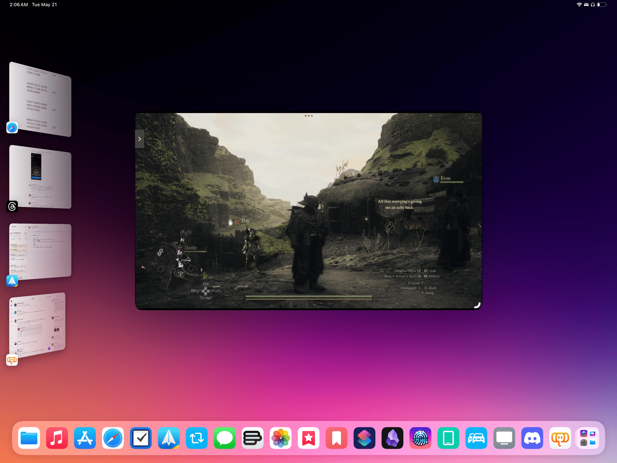 This window size matches the maximum resolution supported by the GeForce NOW web app on iPadOS. Not ideal.